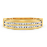 Photo of Ortwin 1/4 ct tw. Diamond Same Sex Ladies Band Set 10K Yellow Gold [BT2264YL]