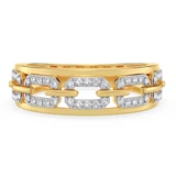 Photo of Hartwin 1/2 ct tw. Diamond Wedding Band Set 10K Yellow Gold [BT2262YM]