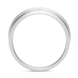 Photo of Ortwin 1/8 ct tw. Diamond Mens Band 14K White Gold [BT2264WM]