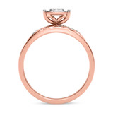 Photo of Isidor 1/5 ct tw. Diamond Cushion Cluster Bridal Set 10K Rose Gold [BT2263RE-C000]
