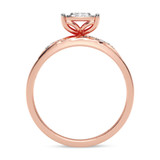 Photo of Isidor 1/5 ct tw. Diamond Cushion Cluster Bridal Set 14K Rose Gold [BT2263RE-C000]