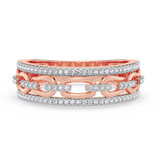Photo of Hartwin 1/4 ct tw. Diamond Ladies Band 14K Rose Gold [BT2262RL]
