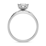 Photo of Isidor 1/5 ct tw. Diamond Cushion Cluster Bridal Set 14K White Gold [BT2263WE-C000]