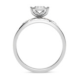 Photo of Isidor 1/5 ct tw. Diamond Cushion Cluster Bridal Set 14K White Gold [BT2263WE-C000]