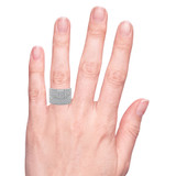 Photo of Berthold 1 ct tw. Diamond Princess Cluster Trio Set 14K White Gold [BR2261W-C000] [HT]