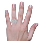 Photo of Hartwin 7/8 ct tw. Diamond Round Cluster Trio Set 10K White Gold [BR2262W-C000] [HT]