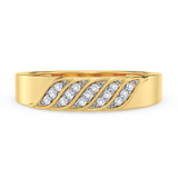 Photo of Isidor 1/5 ct tw. Diamond Cushion Cluster Bridal Set 10K Yellow Gold [BT2263YL]