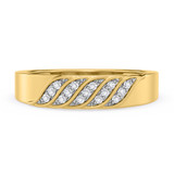 Photo of Isidor 1/5 ct tw. Diamond Cushion Cluster Bridal Set 14K Yellow Gold [BT2263YL]