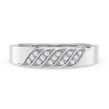 Photo of Isidor 1/8 ct tw. Diamond Same Sex Ladies Band Set 10K White Gold [BT2263WL]