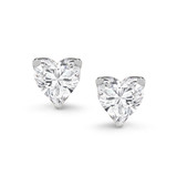 Photo of Hiya 1/2 CT. T.W. Lab Grown Diamond Solitaire Earring 10K White Gold [SE2276W-C000]