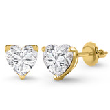 Photo of Hiya 1 Carat T.W. Lab Grown Diamond Solitaire Earring 14K Yellow Gold [SE2275Y-C000]