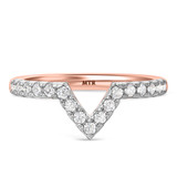 Photo of Adeola 3/8 ct tw. Lab Grown Diamond Ladies Band 14K Rose Gold [BT2306RL]