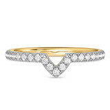 Photo of Adeola 1 3/4 ct tw. Lab Grown Diamond Pear Solitaire Bridal Set 10K Yellow Gold [BT2305YL]