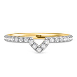 Photo of Adeola 1 1/3 ct tw. Diamond Pear Solitaire Bridal Set 14K Yellow Gold [BT2300YL]