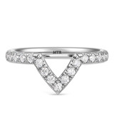 Photo of Adeola 4 1/5 ct tw. Diamond Pear Solitaire Bridal Set 14K White Gold [BT2303WL]