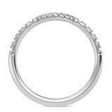 Photo of Adeola 3 ct tw. Lab Grown Diamond Pear Solitaire Bridal Set 10K White Gold [BT2306WL]