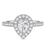 Photo of Adeola 1 3/4 ct tw. Diamond Pear Solitaire Bridal Set 10K White Gold [BT2301WE-F095]