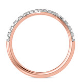 Photo of Adeola 4 1/5 ct tw. Lab Grown Diamond Pear Solitaire Bridal Set 10K Rose Gold [BT2307RL]