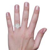 Photo of Adeola 4 1/5 ct tw. Lab Grown Diamond Pear Solitaire Bridal Set 10K White Gold [BR2307W-M295] [HT]