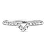 Photo of Adeola 1/2 ct tw. Lab Grown Diamond Same Sex Ladies Band Set 10K White Gold [BT1418WL]