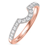 Photo of Adeola 2 7/8 ct tw. Lab Grown Diamond Oval Solitaire Bridal Set 14K Rose Gold [BT2316RL]