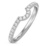 Photo of Adeola 1 1/3 ct tw. Diamond Oval Solitaire Bridal Set 10K White Gold [BT2309WL]