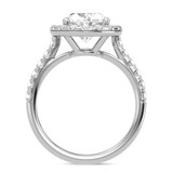 Photo of Adeola 3 3/4 ct tw. Lab Grown Diamond Oval Solitaire Engagement Ring 14K White Gold [BT2317WE-I295]