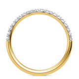 Photo of Adeola 1 1/3 ct tw. Lab Grown Diamond Oval Solitaire Bridal Set 10K Yellow Gold [BT2314YL]