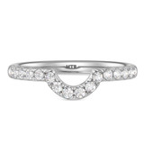 Photo of Adeola 1/3 ct tw. Lab Grown Diamond Ladies Band 10K White Gold [BT2316WL]