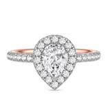 Photo of Adeola 1 1/3 ct tw. Diamond Pear Solitaire Bridal Set 10K Rose Gold [BT2300RE-F070]