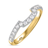 Photo of Adeola 4 1/5 ct tw. Diamond Cushion Solitaire Bridal Set 14K Yellow Gold [BT2322YL]