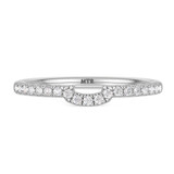 Photo of Adeola 7/8 ct tw. Lab Grown Diamond Cushion Solitaire Bridal Set 14K White Gold [BT2323WL]