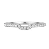 Photo of Adeola 7/8 ct tw. Lab Grown Diamond Cushion Solitaire Bridal Set 14K White Gold [BT2323WL]