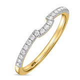 Photo of Adeola 7/8 ct tw. Lab Grown Diamond Cushion Solitaire Bridal Set 10K Yellow Gold [BT2323YL]