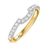 Photo of Adeola 3 ct tw. Diamond Cushion Solitaire Bridal Set 10K Yellow Gold [BT2321YL]