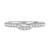Photo of Adeola 1 2/3 ct tw. Lab Grown Diamond Cushion Solitaire Bridal Set 14K White Gold [BT2325WL]