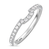 Photo of Adeola 1 2/3 ct tw. Lab Grown Diamond Cushion Solitaire Bridal Set 14K White Gold [BT2325WL]