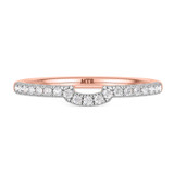 Photo of Adeola 1 1/2 ct tw. Lab Grown Diamond Cushion Solitaire Trio Set 10K Rose Gold [BT2323RL]