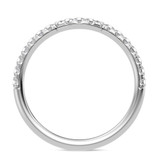 Photo of Adeola 2 1/5 ct tw. Diamond Cushion Solitaire Trio Set 10K White Gold [BT2320WL]