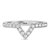 Photo of Adeola 3 7/8 ct tw. Lab Grown Diamond Pear Solitaire Trio Set 10K White Gold [BT2306WL]