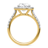 Photo of Adeola 5 1/8 ct tw. Lab Grown Diamond Oval Solitaire Trio Set 10K Yellow Gold [BT2317YE-I295]