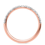 Photo of Adeola 5 1/8 ct tw. Diamond Oval Solitaire Trio Set 10K Rose Gold [BT2312RL]