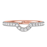 Photo of Adeola 2 1/4 ct tw. Lab Grown Diamond Oval Solitaire Trio Set 10K Rose Gold [BT2315RL]