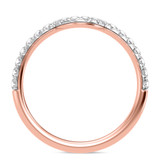 Photo of Adeola 2 1/4 ct tw. Lab Grown Diamond Oval Solitaire Trio Set 10K Rose Gold [BT2315RL]