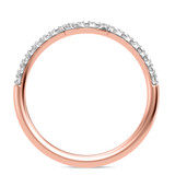 Photo of Adeola 1 1/2 ct tw. Diamond Cushion Solitaire Trio Set 14K Rose Gold [BT2318RL]