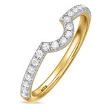 Photo of Adeola 2 1/4 ct tw. Lab Grown Diamond Oval Solitaire Trio Set 14K Yellow Gold [BT2315YL]
