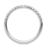 Photo of Adeola 3 7/8 ct tw. Diamond Cushion Solitaire Trio Set 14K White Gold [BT2321WL]