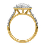 Photo of Adeola 5 1/7 ct tw. Lab Grown Diamond Pear Solitaire Trio Set 10K Yellow Gold [BT2307YE-M295]
