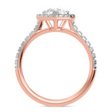 Photo of Adeola 2 1/4 ct tw. Lab Grown Diamond Pear Solitaire Trio Set 14K Rose Gold [BT2305RE-M095]