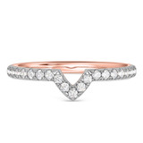 Photo of Adeola 2 1/4 ct tw. Lab Grown Diamond Pear Solitaire Trio Set 14K Rose Gold [BT2305RL]